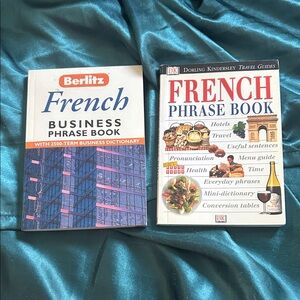 French Business Phrase Book - Blue and White
